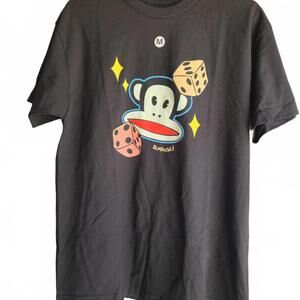 Paul Frank x Slushcult Black Graphic T-Shirt Medium and XL